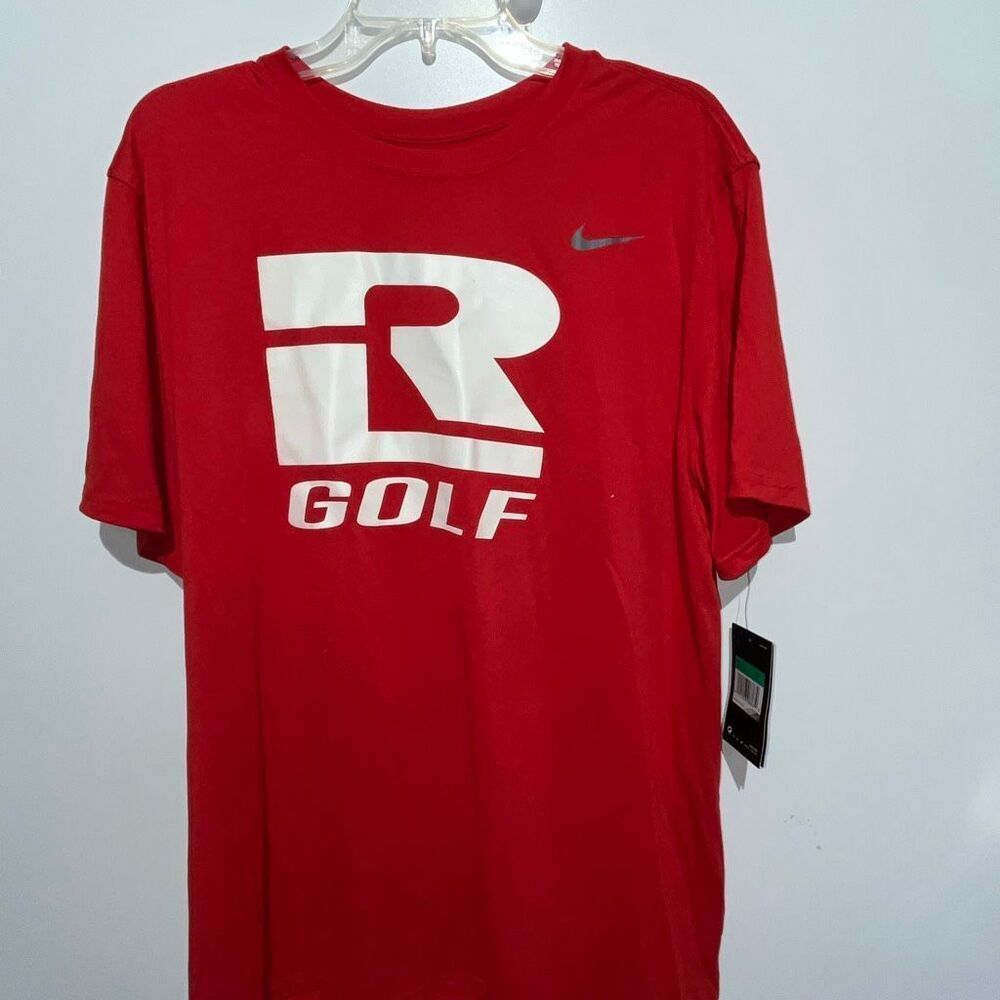 Nike Men's Red Dri-FIT R‎ Golf Tour Performance Short Sleeve T-Shirt Size XL NWT